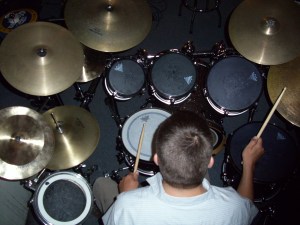 Simon and Katie and Me and My Ddrums 021